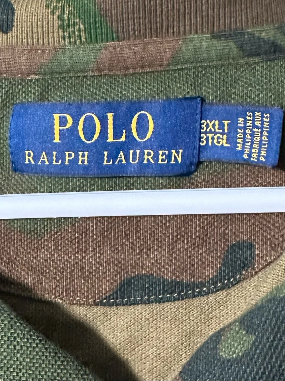 Polo Ralph Lauren Camo Print Polo Shirt 3XLT